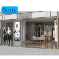 Fresh Style Woman Clothes Shop Interior Design Decoration Fixtures Clothing Shop Display Clothes Metal Rack